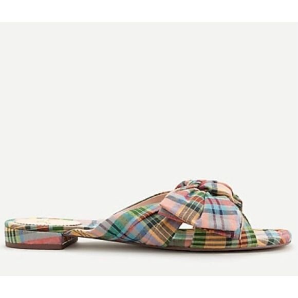 {J. Crew} Abbie Bow Scandals in Ribbon Plaid 9.5 - Picture 4 of 6